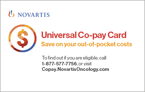 Novartis universal co-pay card