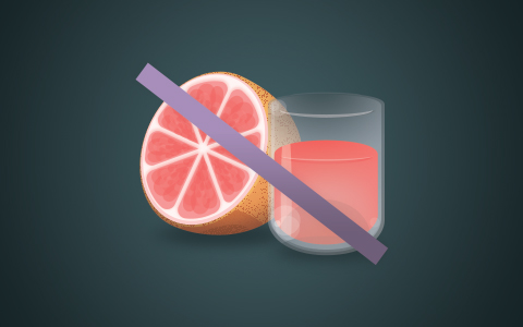 Do not eat grapefruit when taking Tasigna